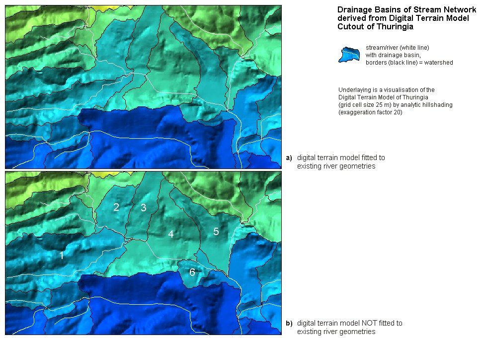 A map of a mountain range with a blue and green border.