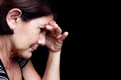 Sad senior woman Sad senior woman