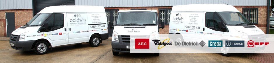 Baldwin Domestic Appliances - Serving Oxford, Banbury, Witney, Didcot & other Oxfordshire areas