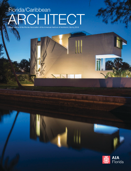 the cover of the florida caribbean architect magazine