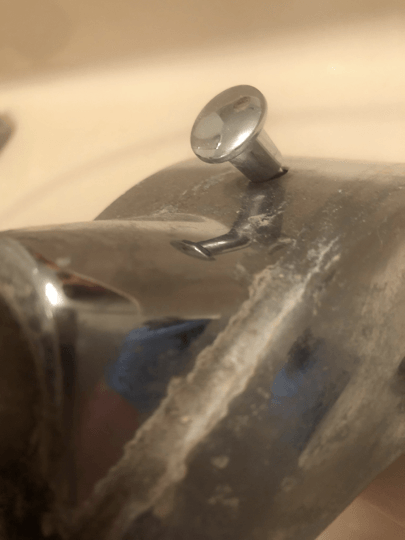 dirty faucet