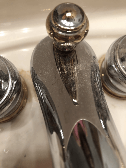 dirty faucet