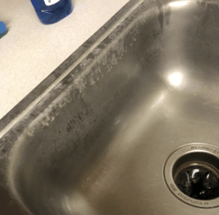 dirty sink