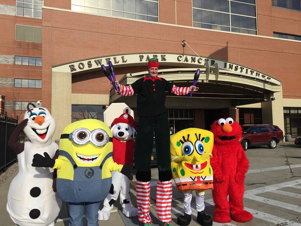 So many Costumed Characters in Buffalo New York Buffalo Stilt Walker for hire,