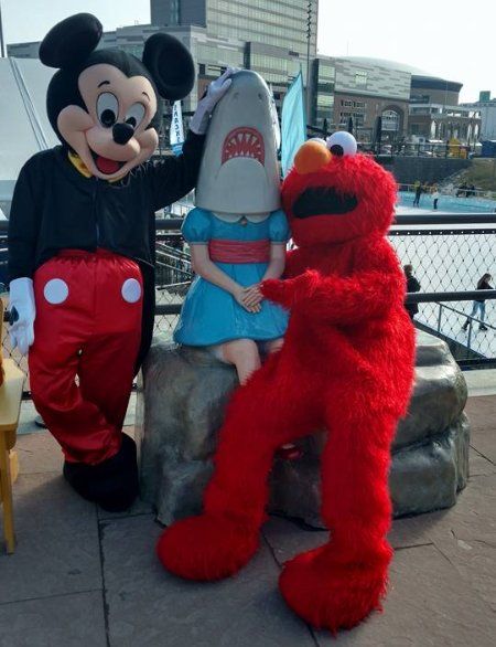 buffalo Costumed Characters by Paul Antonio Magic Costumed character lookalikes Mickey mouse and Elmo