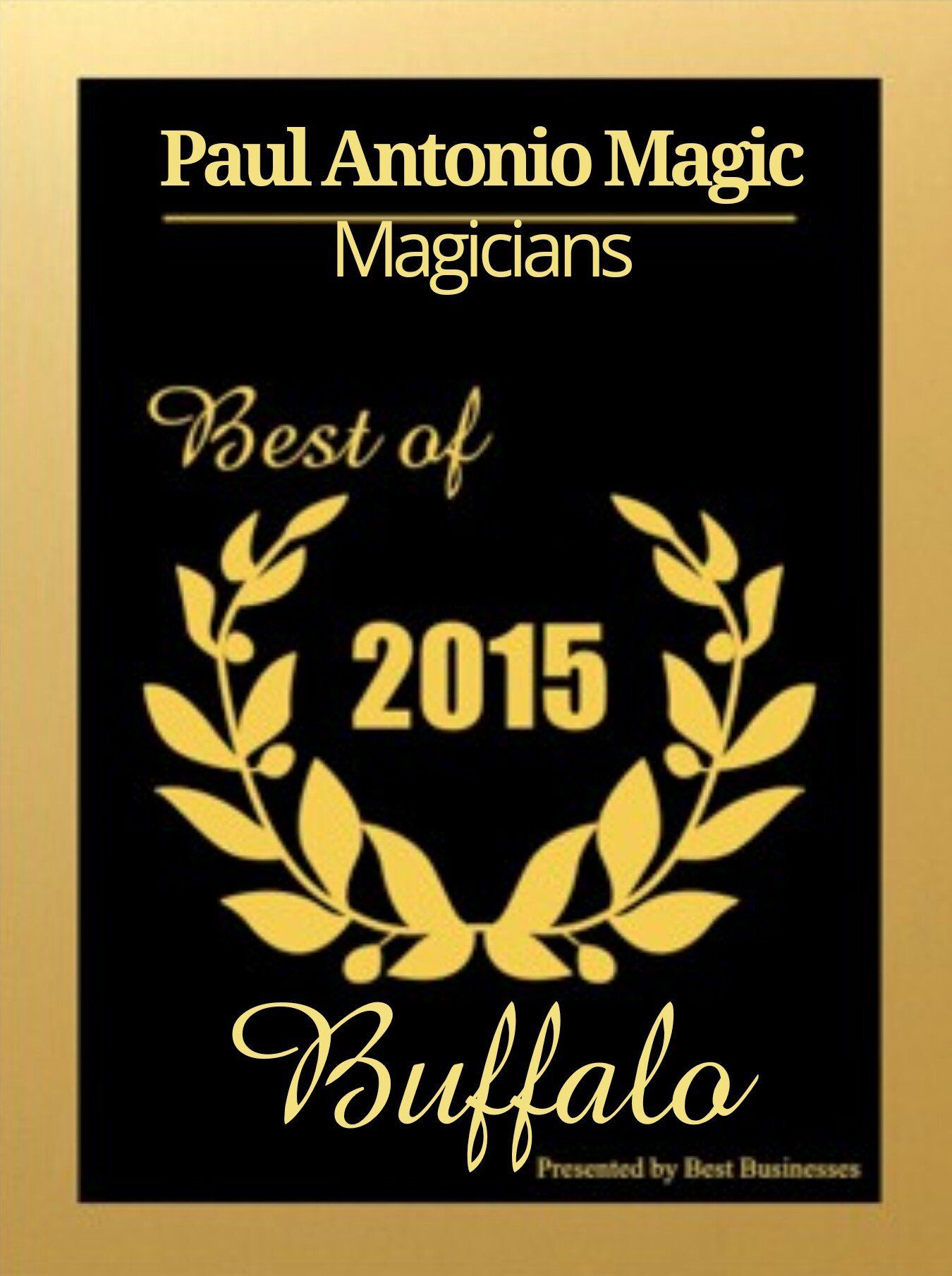 Best of 2014 Magician award