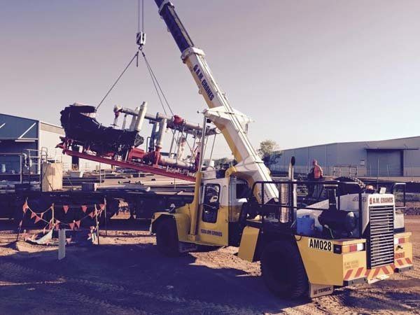 crane lifting large object