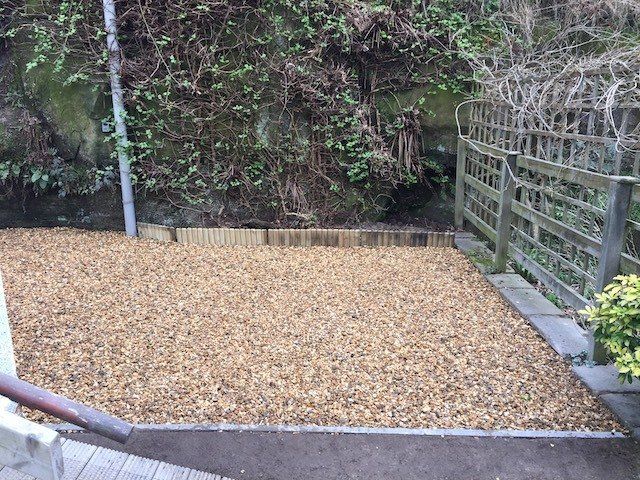 A new gravel driveway.