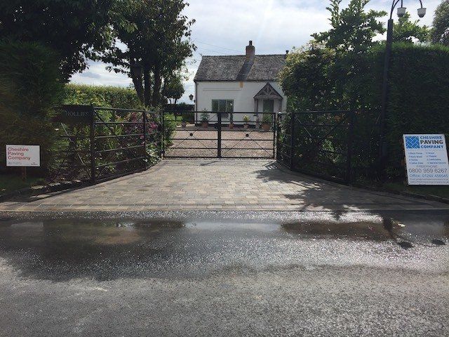 After An entrance way in Little Leigh, Nantwich, Cheshire