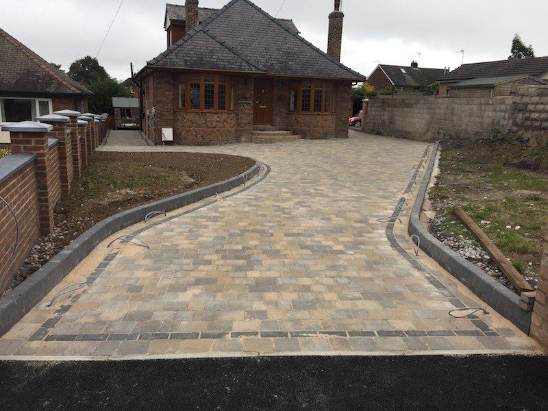 Completed driveway Connah’s Quay