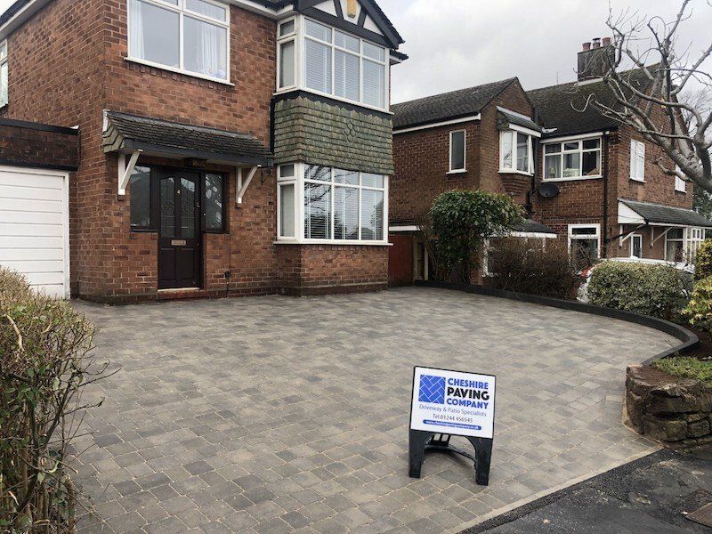 After Driveway in Frodsham, Cheshire by Cheshire Paving Company.