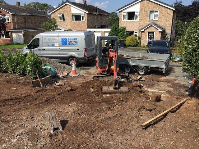 Before driveway Kelsall near Chester