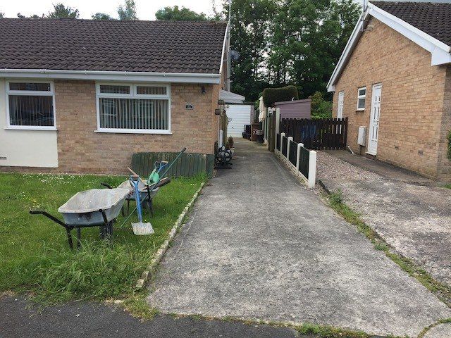 Before driveway Broughton Flintshire