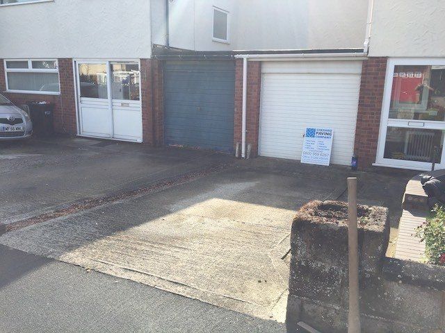 Before driveway in Hawarden, Flintshire
