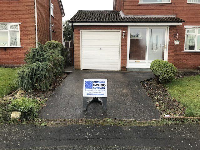 Driveway before
