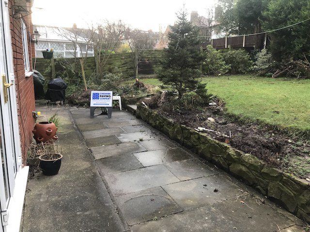 Patio before.