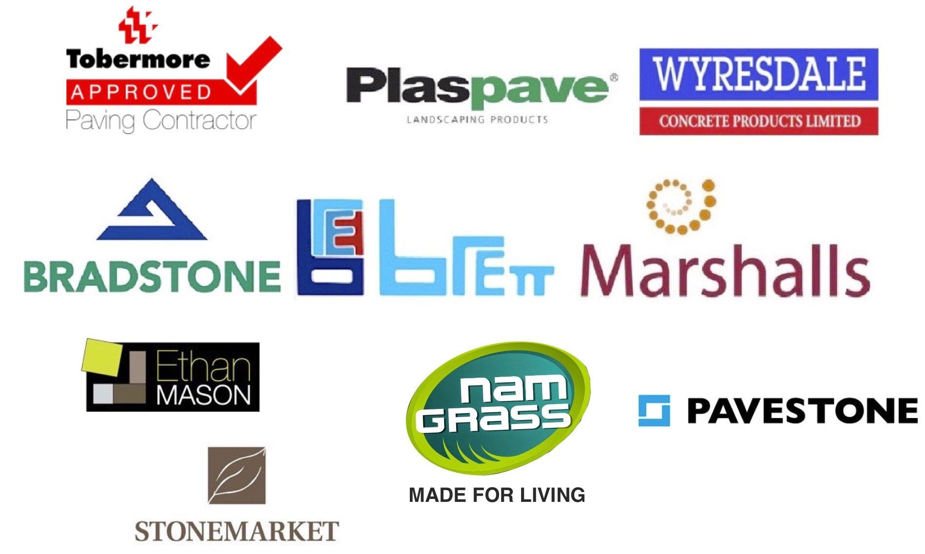 Cheshire Paving Company uses quality materials from leading companies.