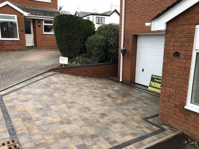 Cheshire Paving Company new block paving driveway