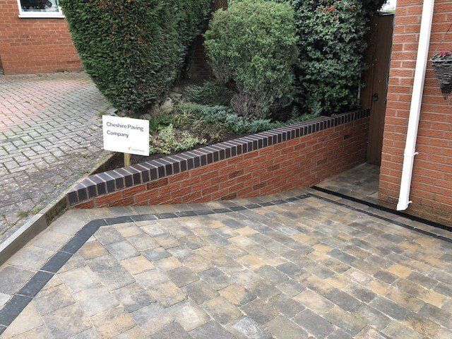 Cheshire Paving Company new block paving driveway