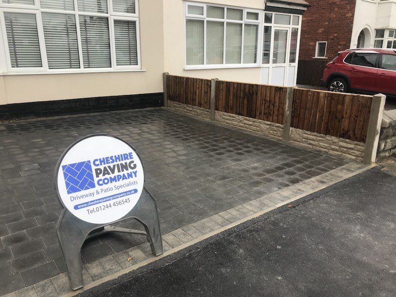 Completed: A new quality driveway installed in Upton, Chester by Cheshire Paving Company