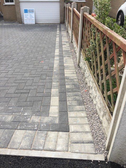 New driveway Broughton, Flintshire