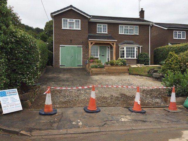 Before driveway Kelsall near Chester