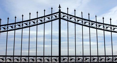 You can rely on us for large iron gates