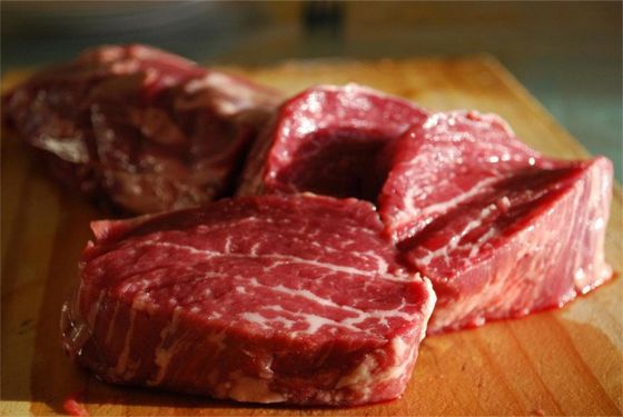 primo piano carne di vitello