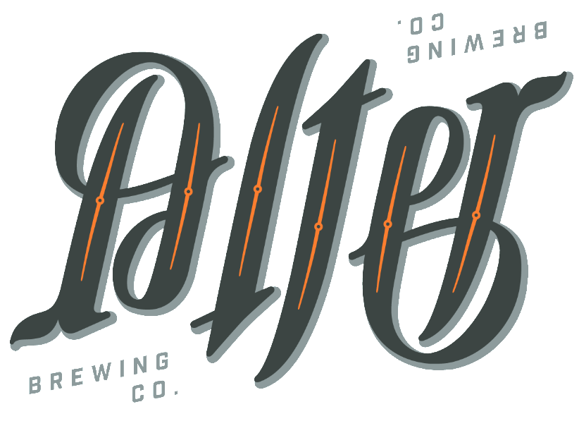 A logo for a brewing company called alter