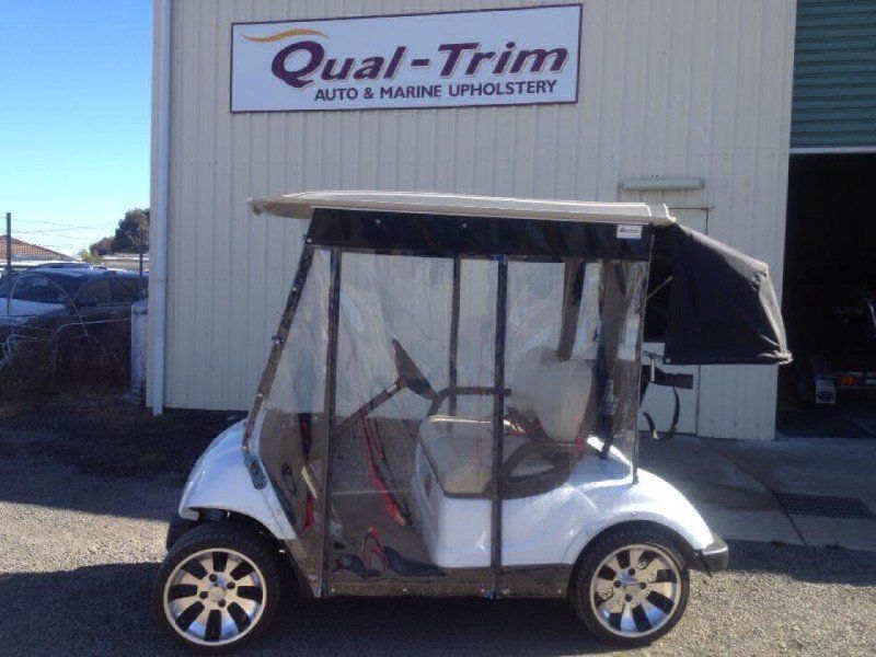 Golf cart side view