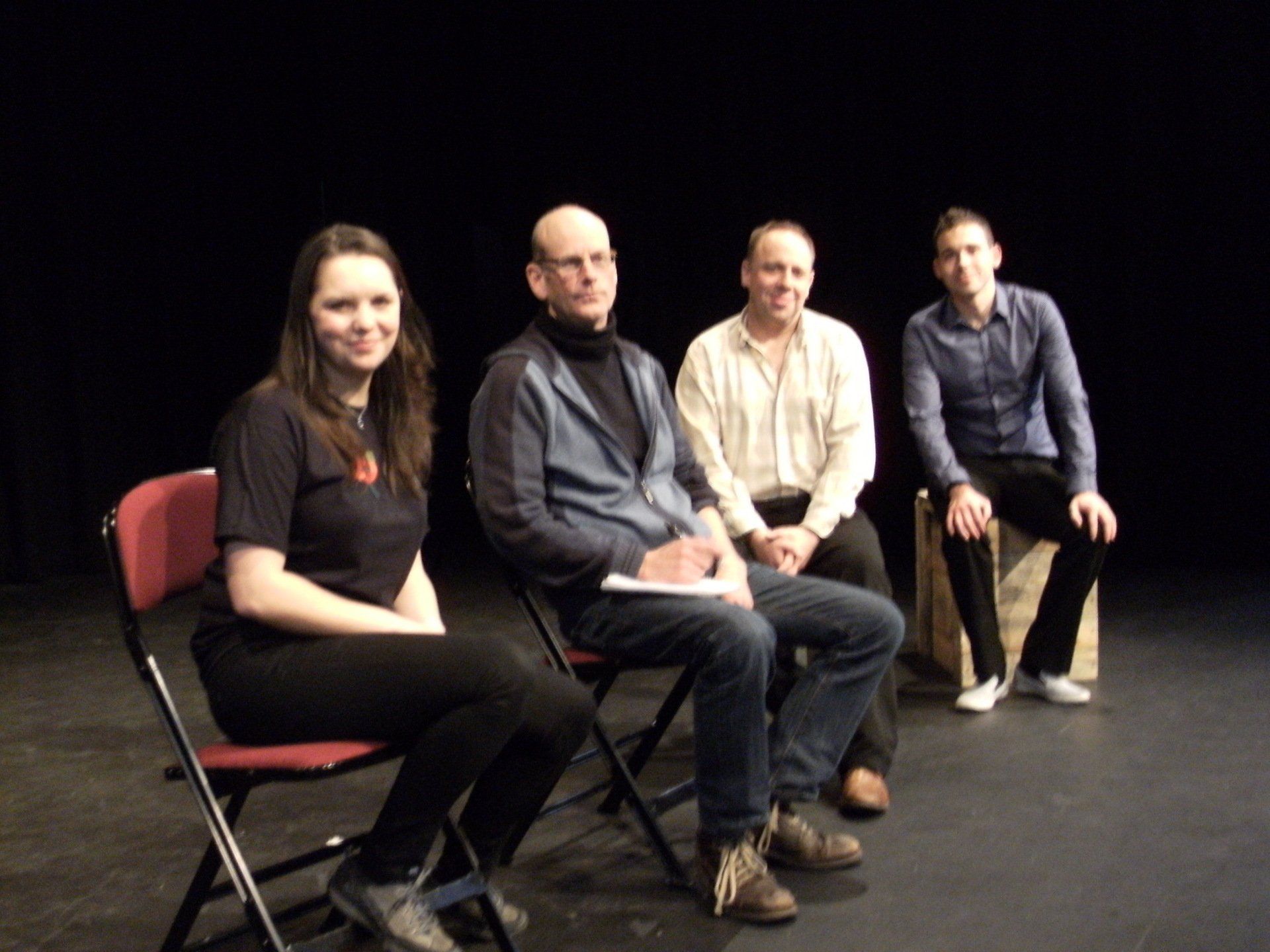  A play based on The Cage by Dan Billany and David Dowie. Peter Spafford rehearsal 
