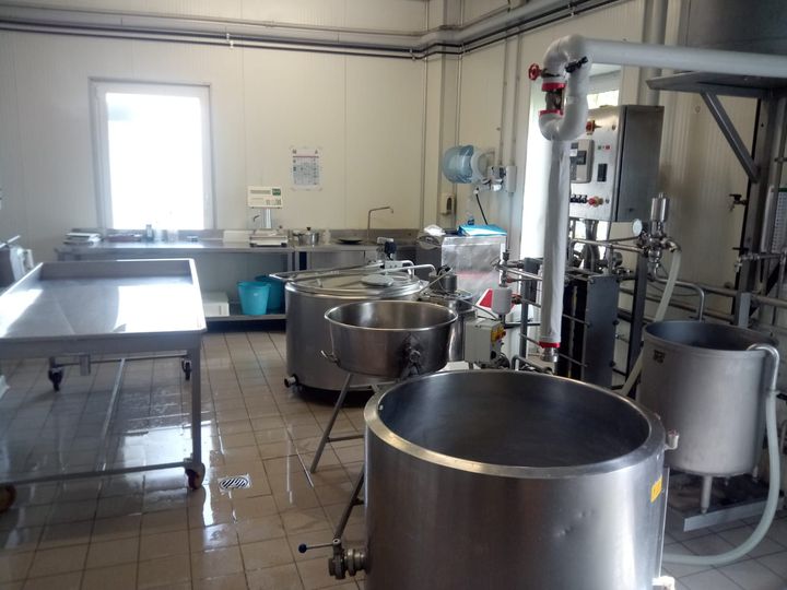 Interni del caseificio