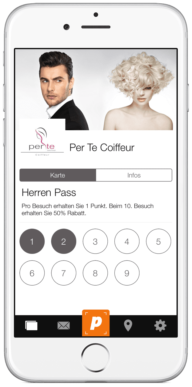 poinz Treuekarte Kaffee gratis Sammelkarte Loyalty Card