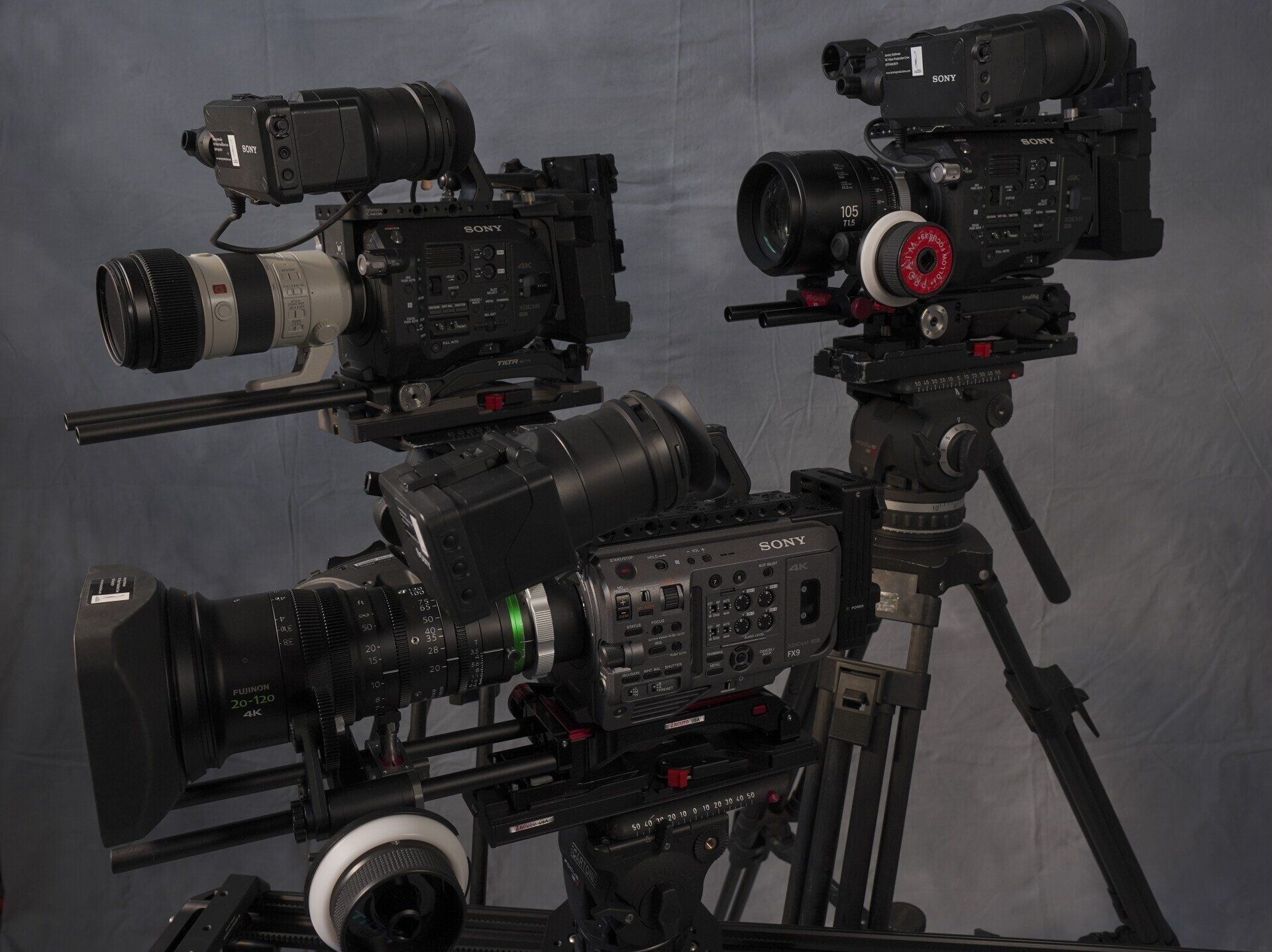 Video cameras and DSLRS