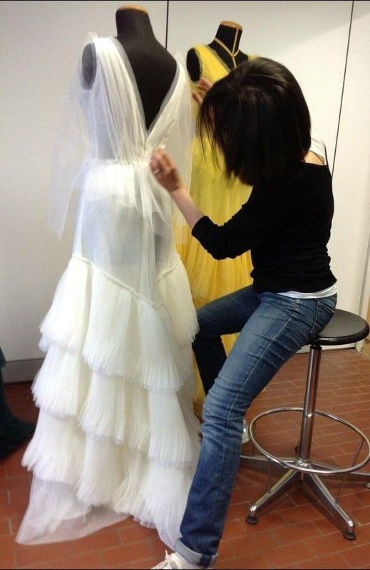 sarta fa ultime modifiche ad abito da sposa