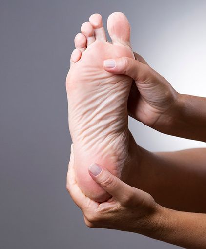 subiaco podiatry massage of female feet