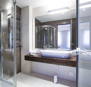 Bathroom — Glass Installation in Charlottesville, VA