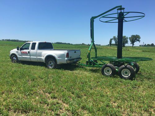 Ideal-Tile-Stringer-Cart-Walking-Beam-Model,-with-Patent-Pending-Auto-Hat-Hands-Free-Loading-System