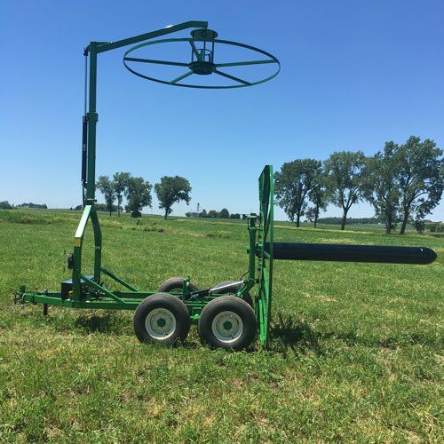 Ideal-Tile-Stringer-Cart-Walking-Beam-Model,-with-Patent-Pending-Auto-Hat,-Hands-Free-Loading-System-Top-Hat-Extended-and-Table-Unfolded