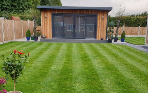 fresh turf and summer house