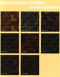 Presidential Shake Colors — Los Angeles, CA — Mar Vista Roofing