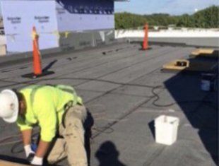 Flat Roof — Roofing Service in Hampton, VA Flat Roof — Roofing Service in Hampton, VA