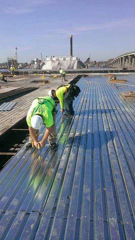 Roofer At Work - Roofing Service in Hampton, VA