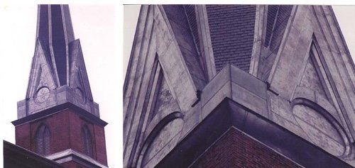 Lead coated moldings and flashings