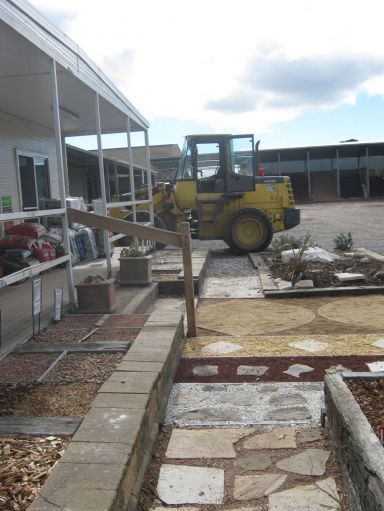 Product displays in Southern Highlands Landscape Supplies Moss Vale