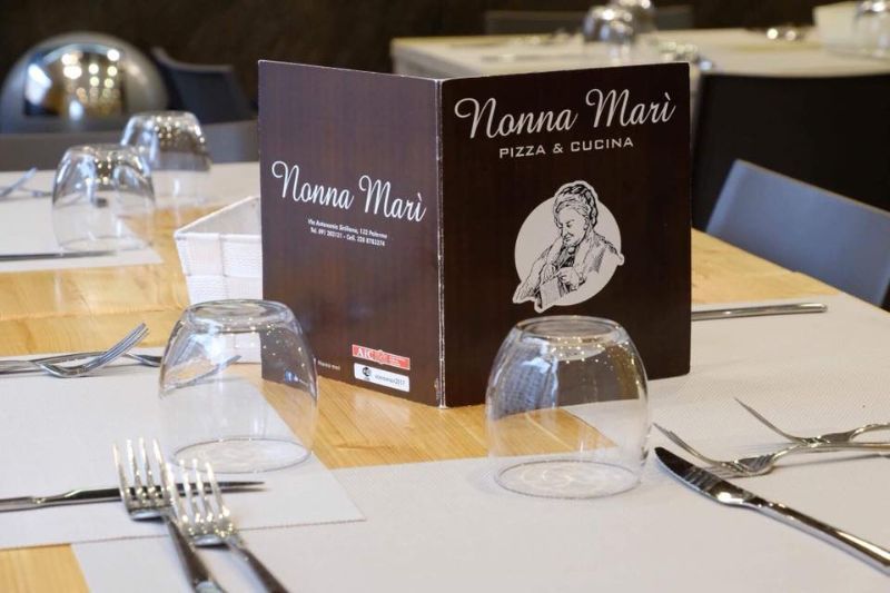 Menù ristorante e pizzeria