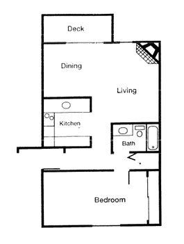 1 Bedroom Floorplan