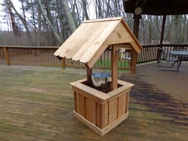Garden wishing well - Fence Contractors in Lebanon, OH