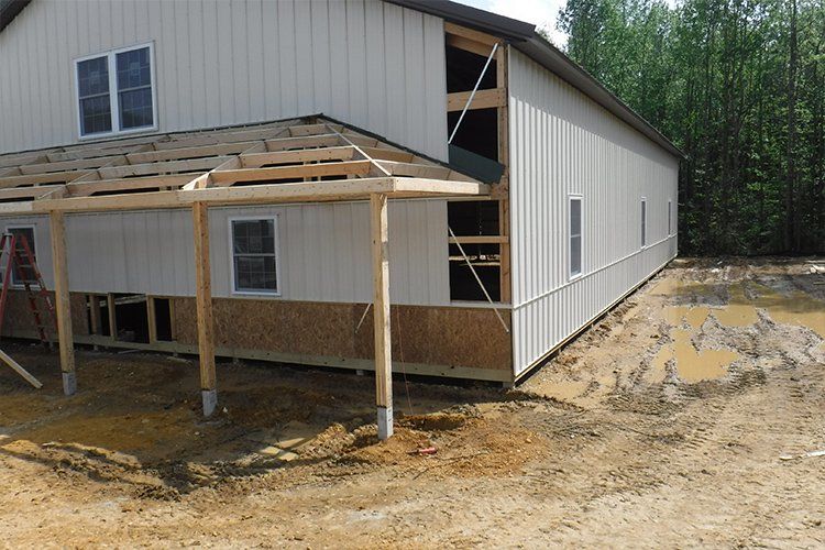 Upfitting — House with A Roof under Construction in Fredericksburg, VA