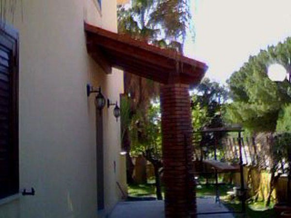 tettoia in legno